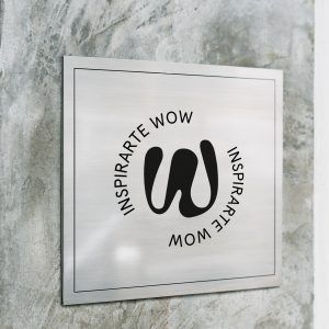 Placas grabadas en aluminio